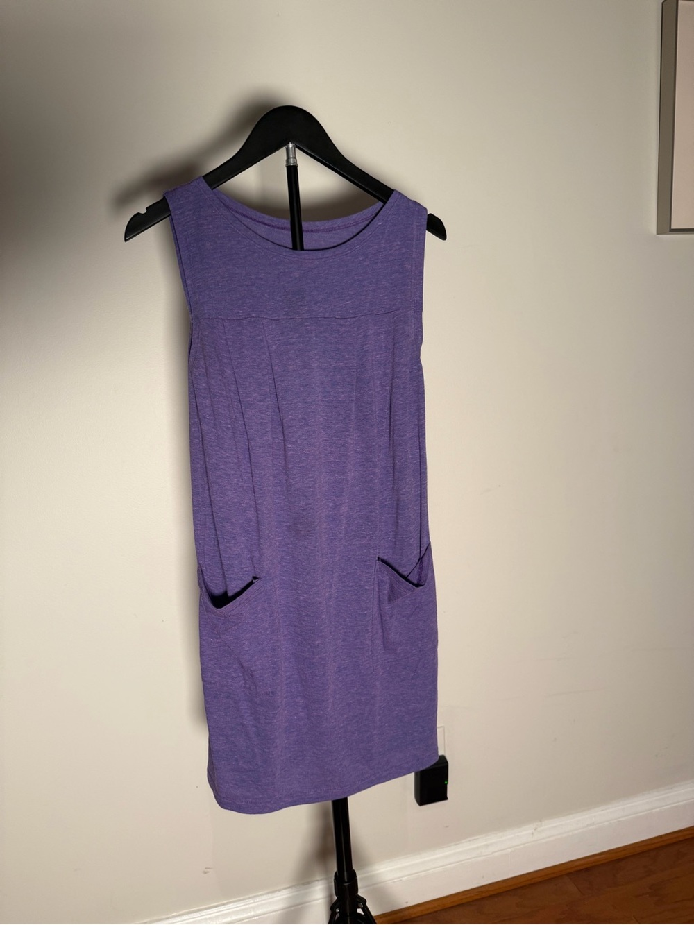 American Apparel Purple Sleeveless Kids Tunic Leggings Dress